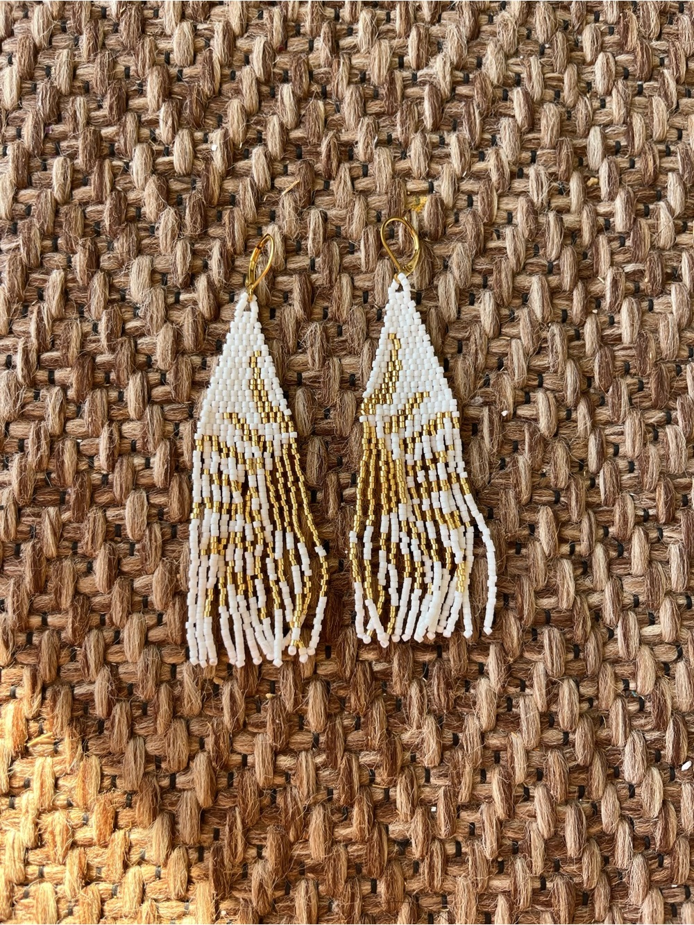 NEW Handmade Beaded Sun Earrings from Colombia